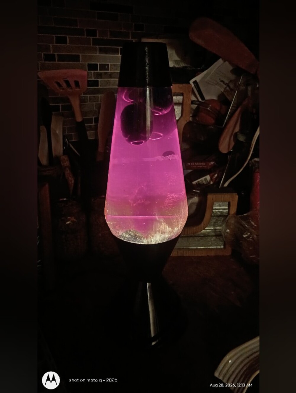 vintage Lava Lite Midnight Enchantress Purple Lamp